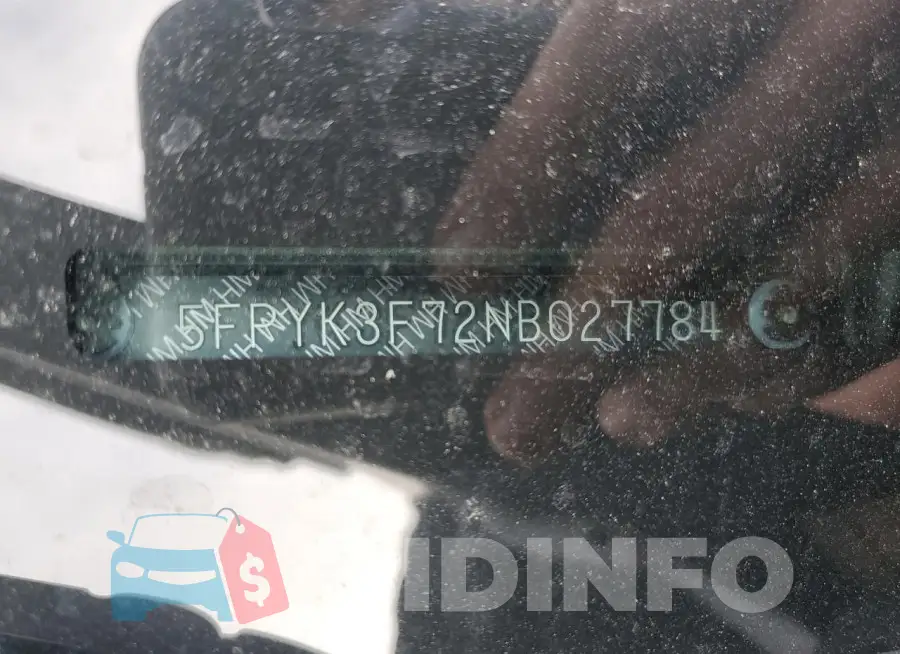 5FPYK3F72NB027784 Photo# 12