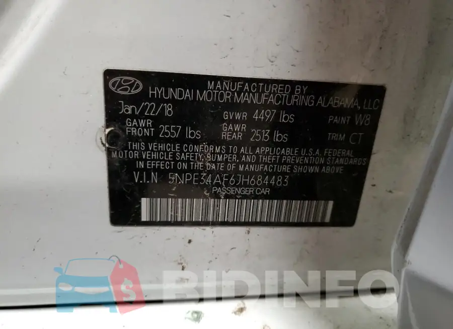 5NPE34AF6JH684483 Photo# 12