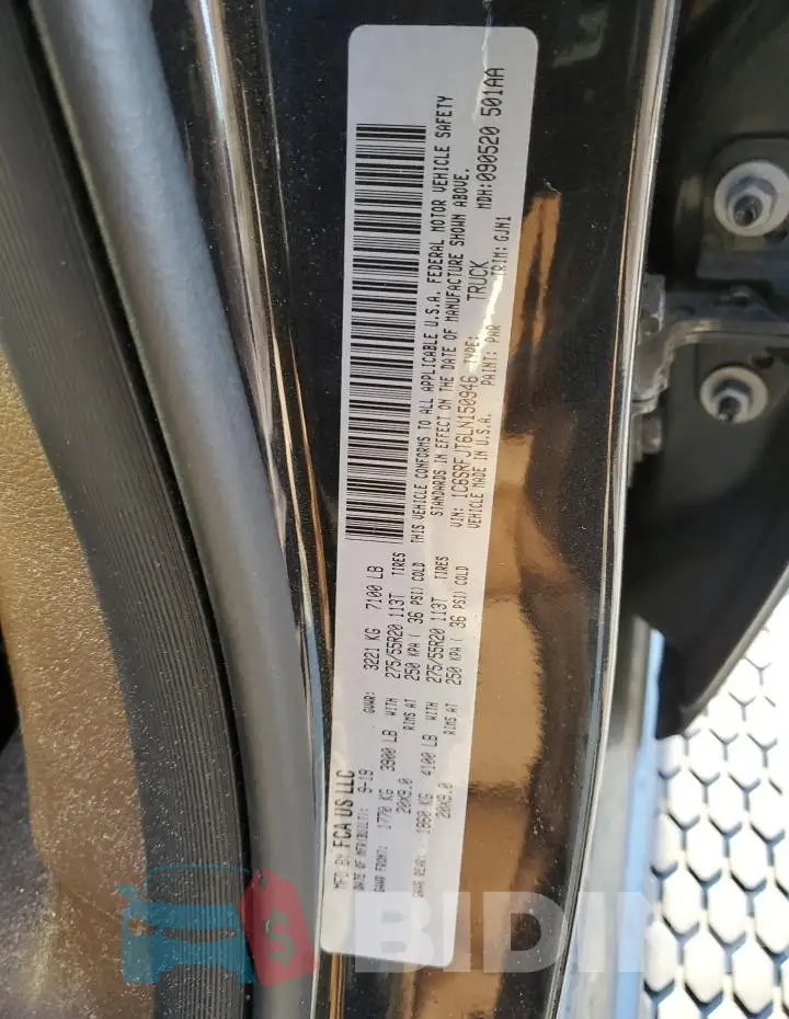 1C6SRFJT6LN150946 Photo# 12