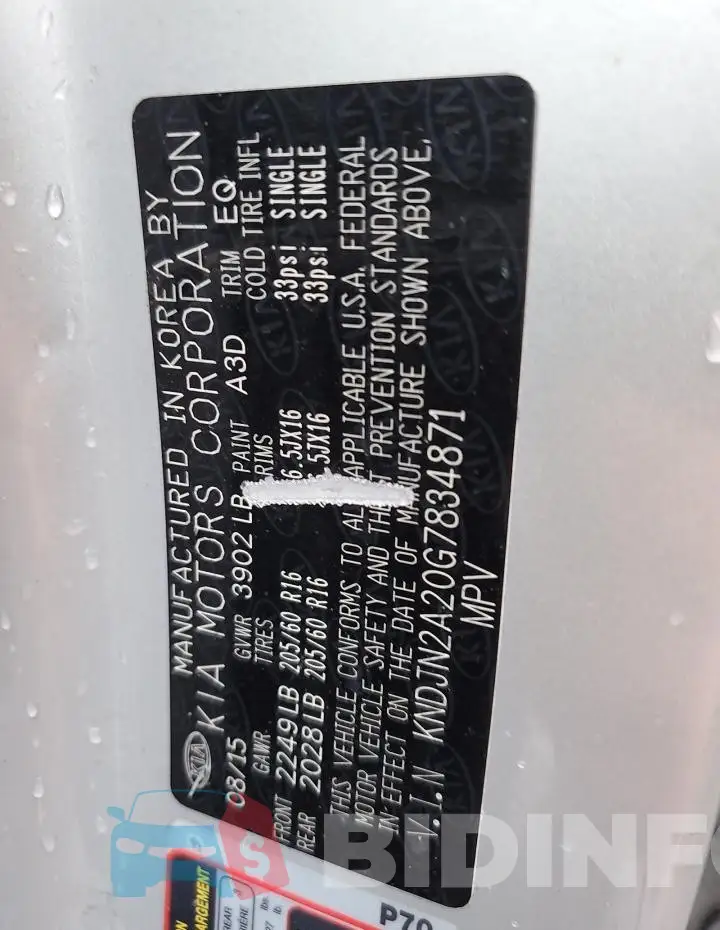 KNDJN2A20G7834871 Photo# 12