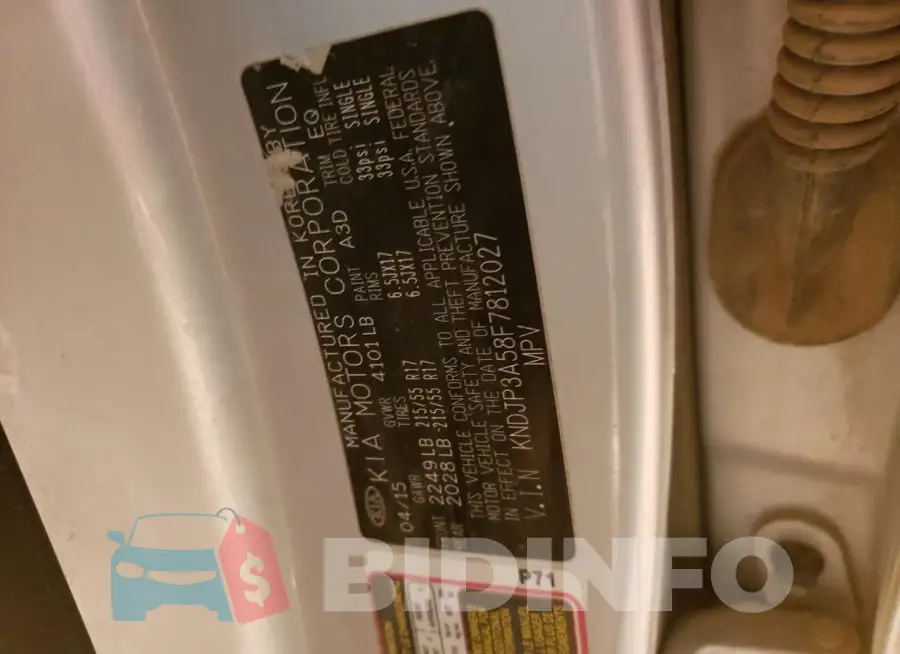 KNDJP3A58F7812027 Photo# 14