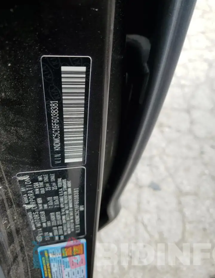 KNDMC5C16F6038381 Photo# 13