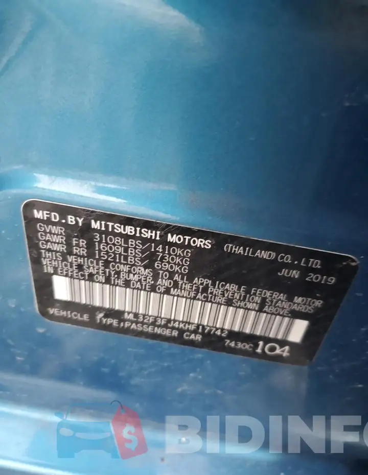 ML32F3FJ4KHF17742 Photo# 12