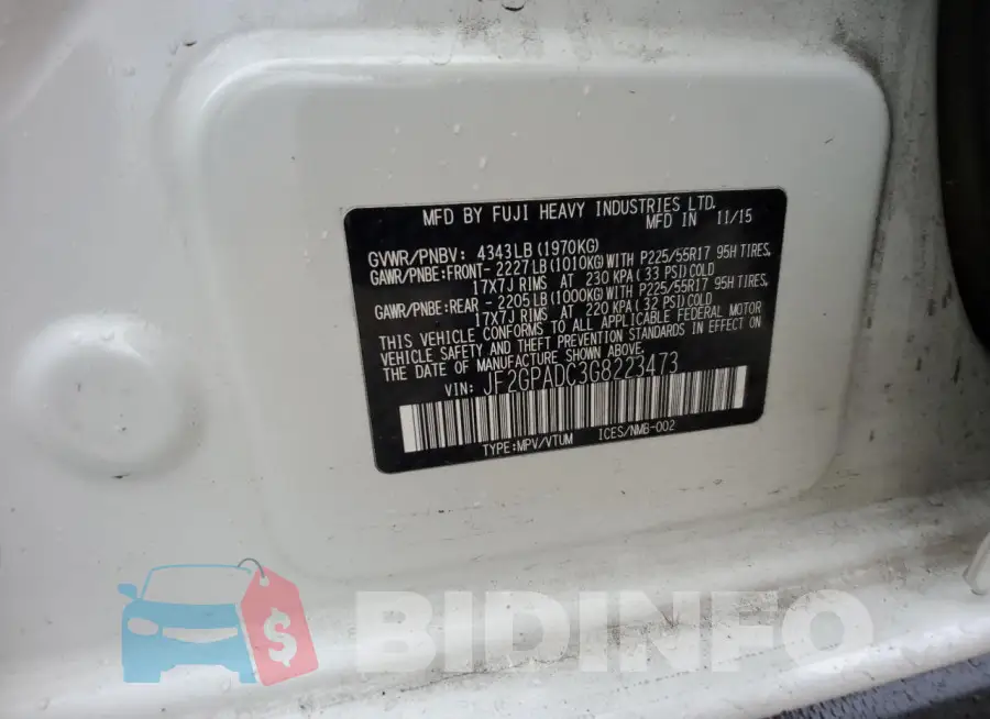 JF2GPADC3G8223473 Photo# 12