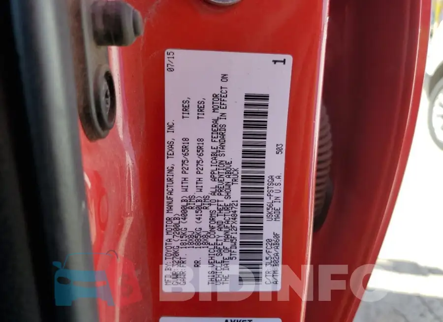5TFDW5F12FX484721 Photo# 12