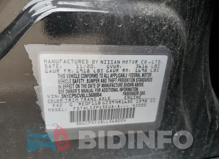3N1CP5CV8LL568004 Photo# 12