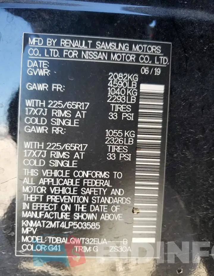 KNMAT2MT4LP503585 Photo# 12