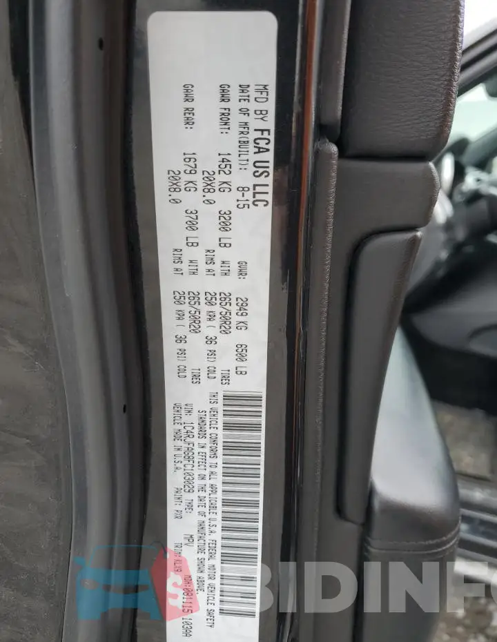 1C4RJFAG8FC103029 Photo# 13