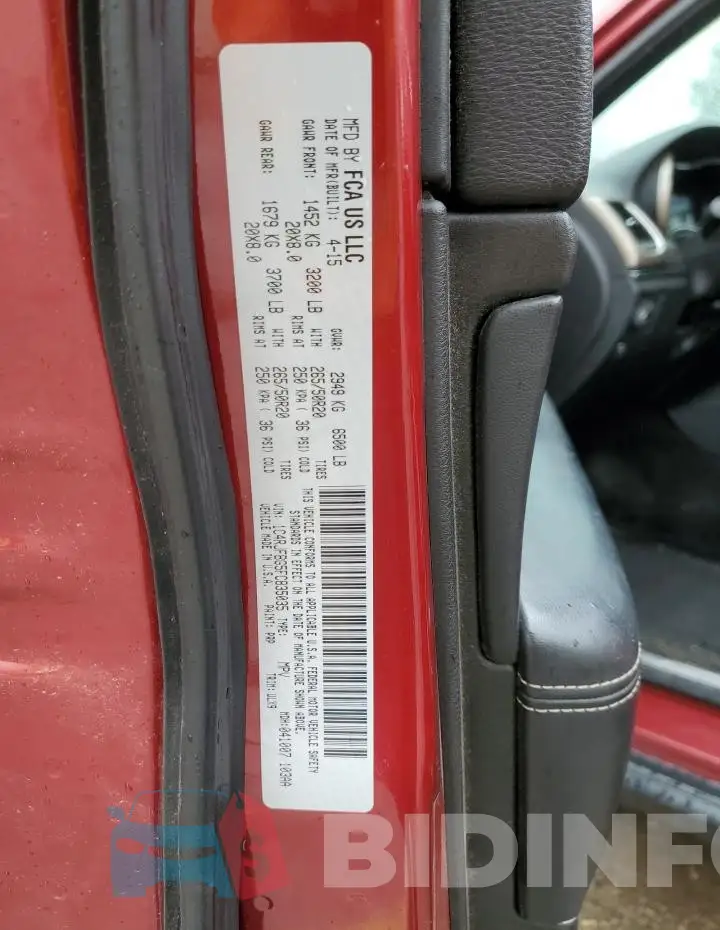 1C4RJFBG5FC835035 Photo# 13