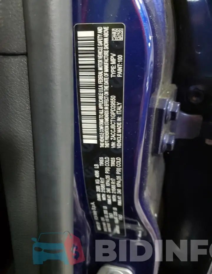 ZACCJBCT1GPD29550 Photo# 13