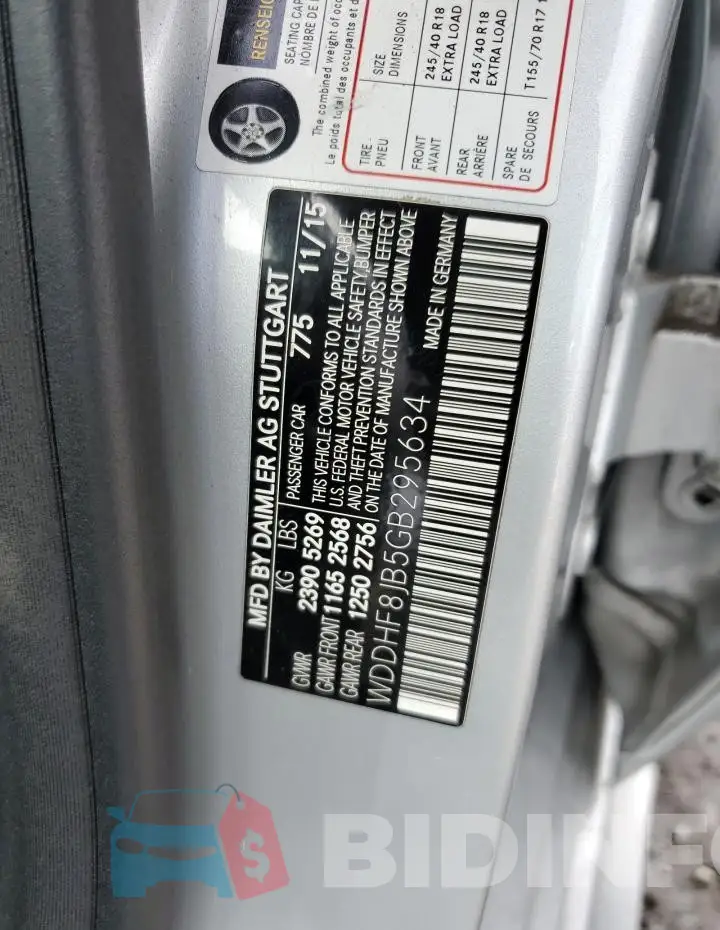 WDDHF8JB5GB295634 Photo# 12