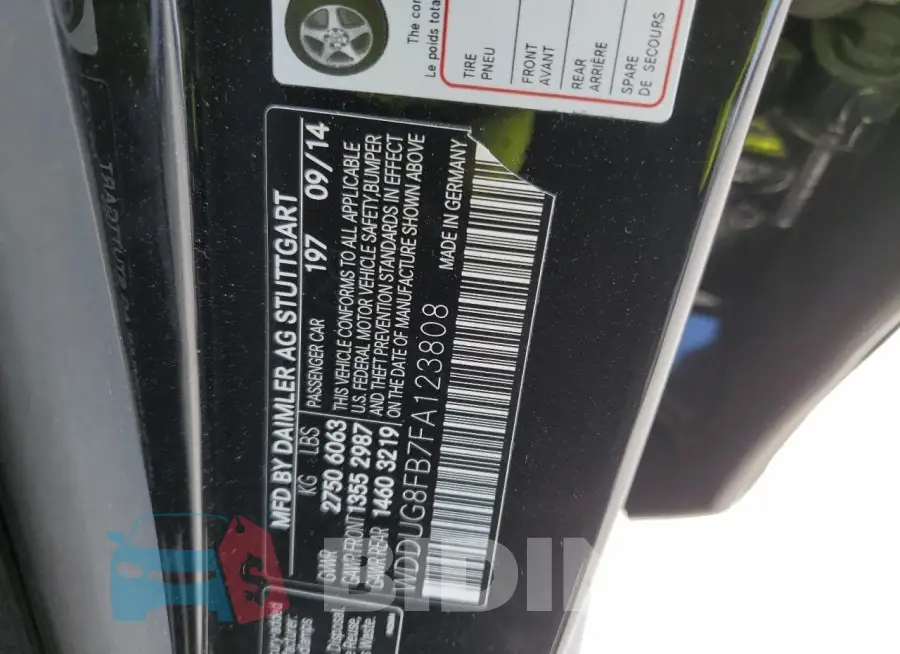 WDDUG8FB7FA123808 Photo# 13