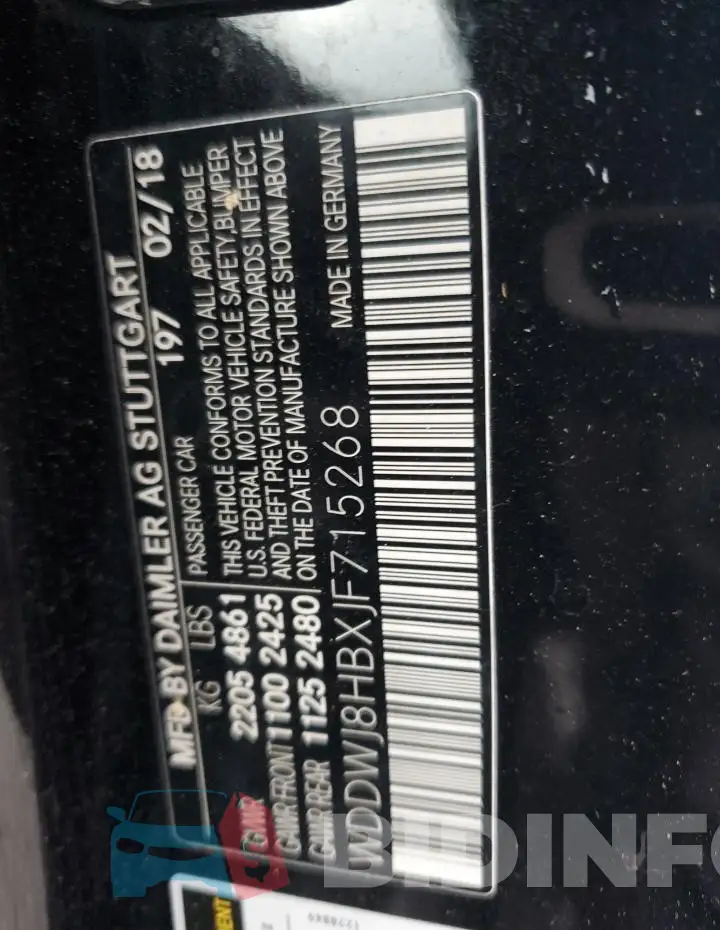 WDDWJ8HBXJF715268 Photo# 13