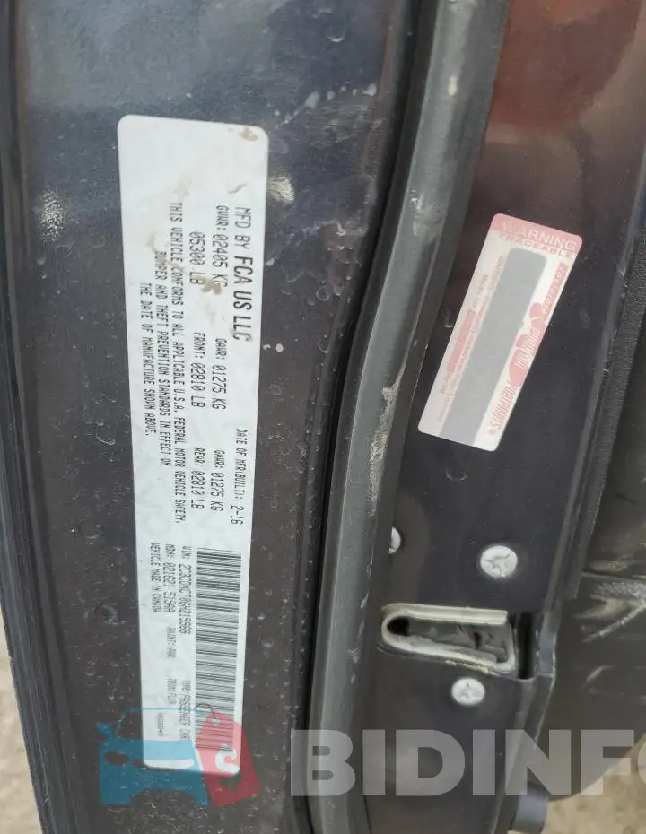 2C3CDXCT0GH215968 Photo# 13