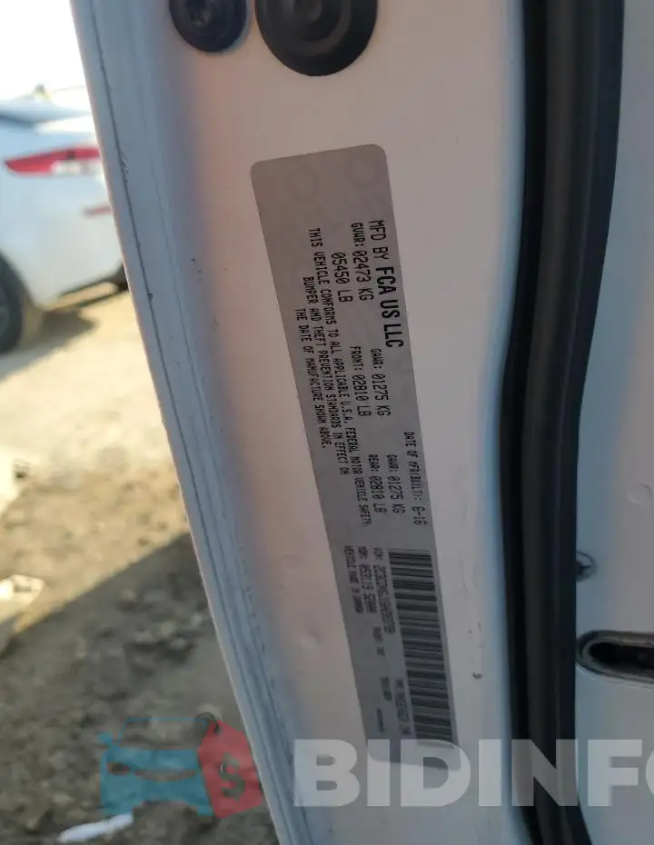 2C3CDXGJ1GH283799 Photo# 12