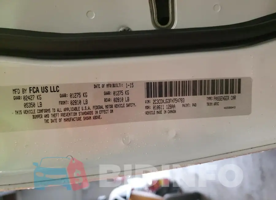 2C3CDXJG3FH754783 Photo# 12