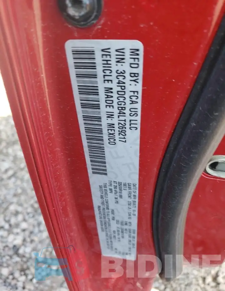 3C4PDCGB4LT269217 Photo# 13