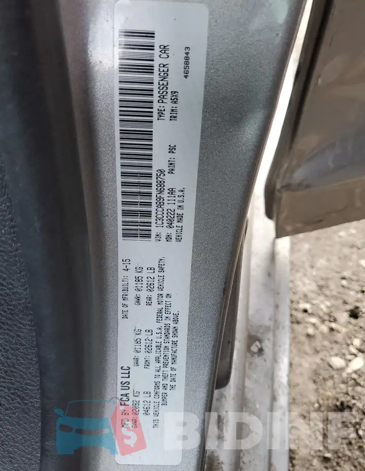 1C3CCCAB9FN688750 Photo# 12