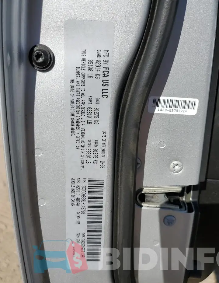 2C3CCABG9LH145708 Photo# 13
