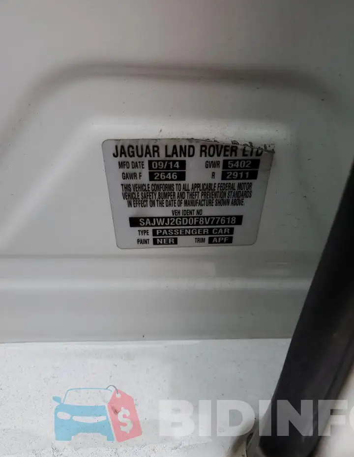 SAJWJ2GD0F8V77618 Photo# 12