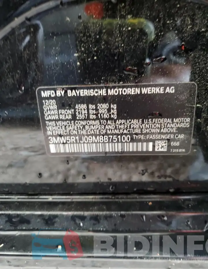 3MW5R1J09M8B75100 Photo# 12