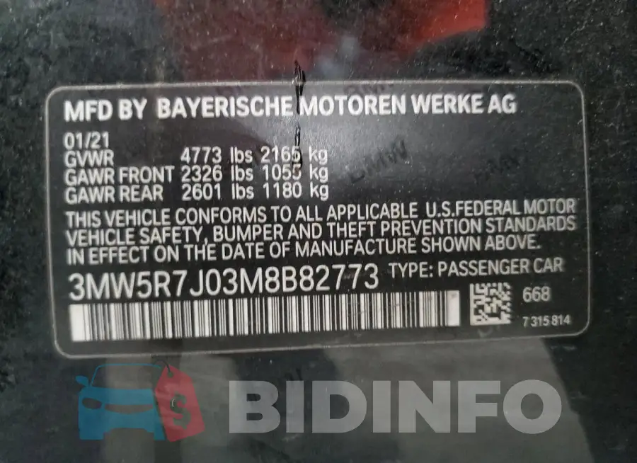 3MW5R7J03M8B82773 Photo# 12