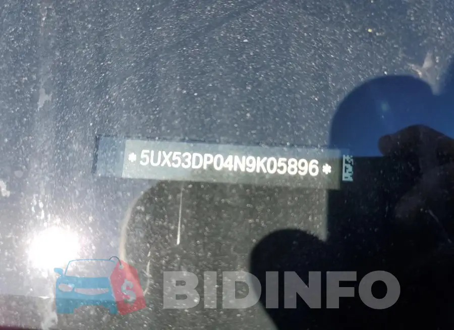 5UX53DP04N9K05896 Photo# 13