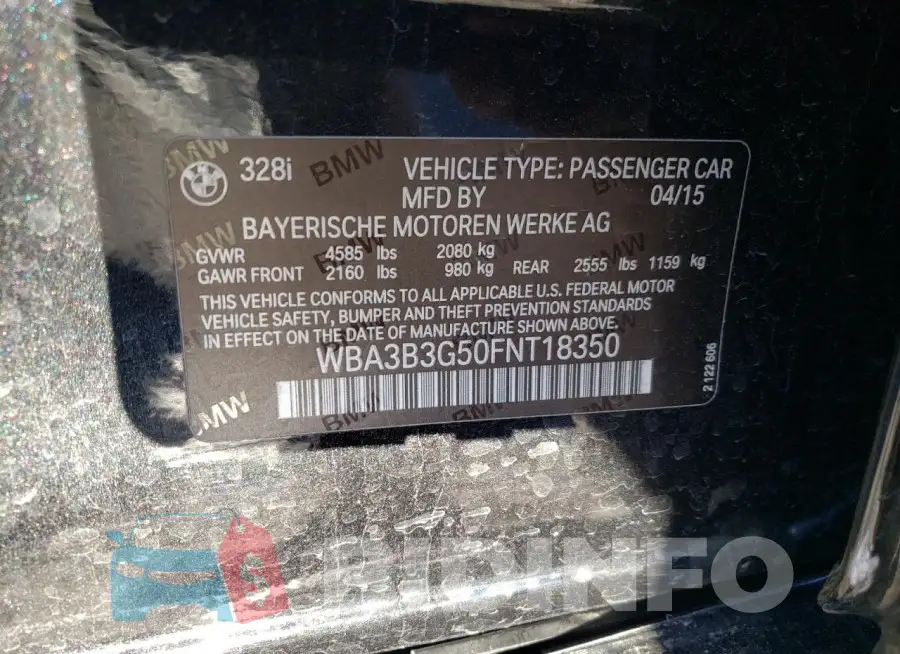 WBA3B3G50FNT18350 Photo# 12