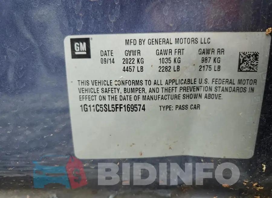 1G11C5SL5FF169574 Photo# 12