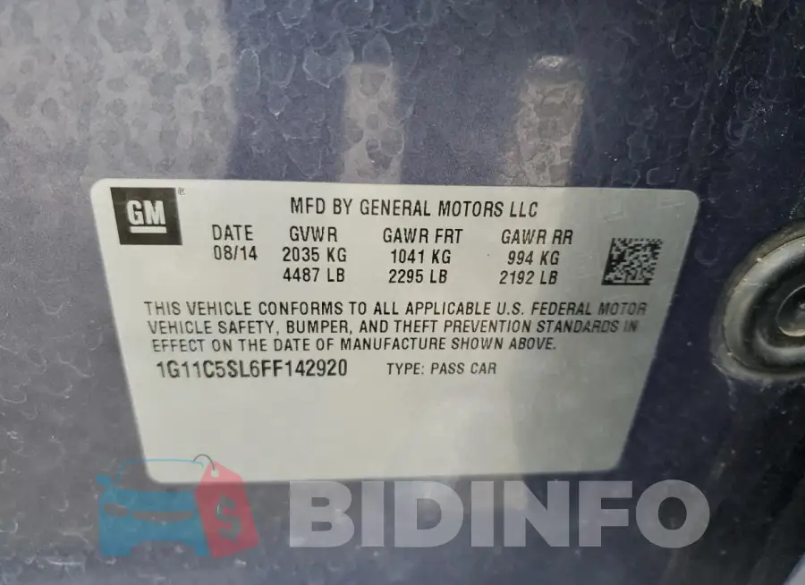 1G11C5SL6FF142920 Photo# 12