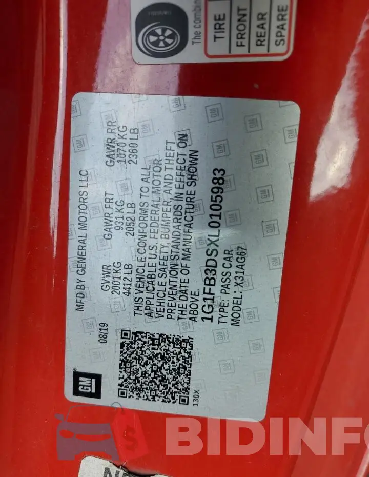 1G1FB3DSXL0105983 Photo# 12