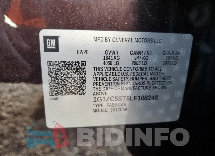 1G1ZC5ST8LF108248 Photo# 12