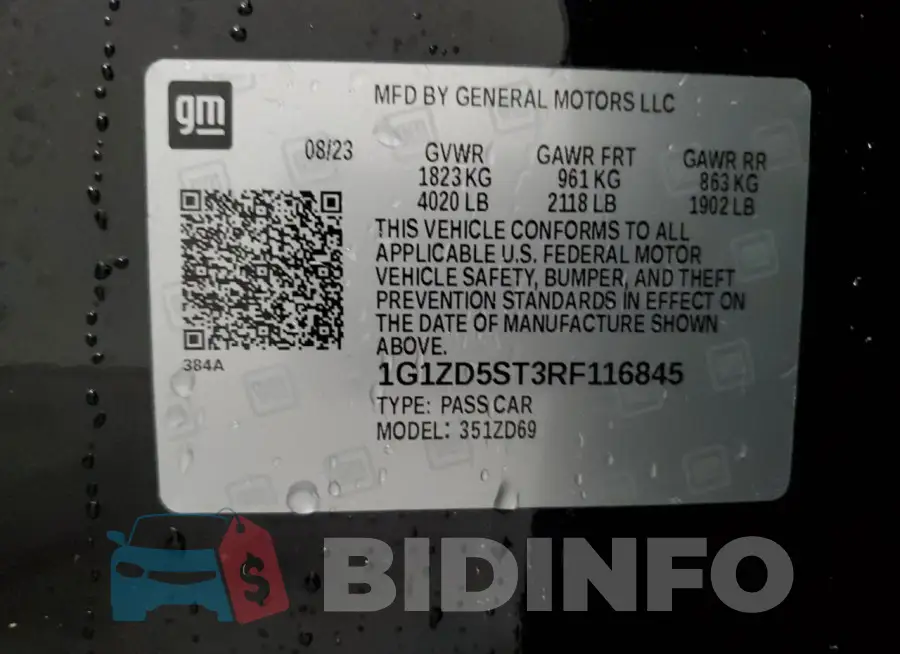 1G1ZD5ST3RF116845 Photo# 12