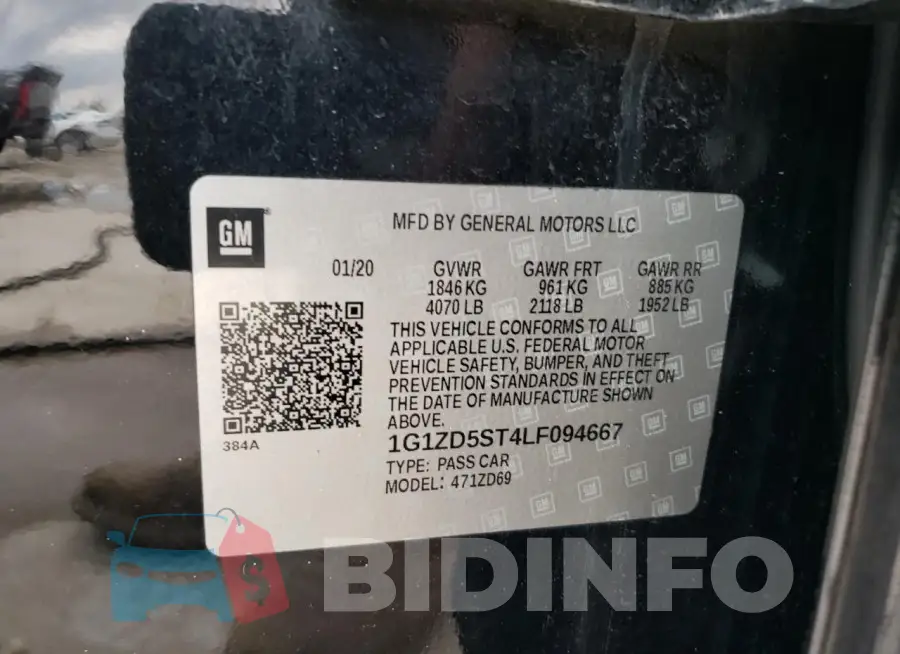 1G1ZD5ST4LF094667 Photo# 12