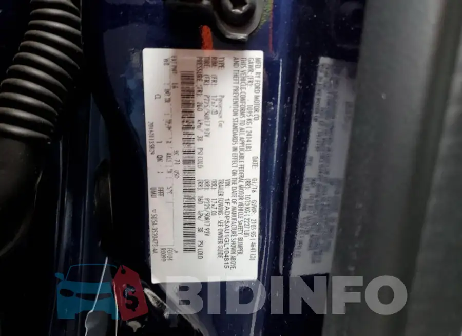 1FADP5AU1GL104815 Photo# 12