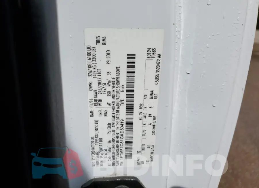 1FTMF1C81GKD50419 Photo# 12