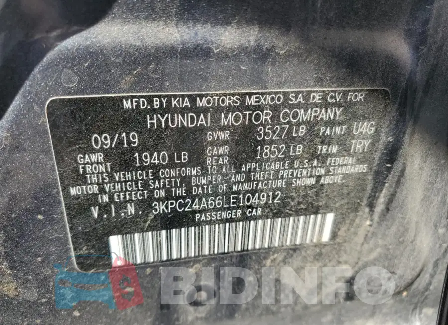 3KPC24A66LE104912 Photo# 13