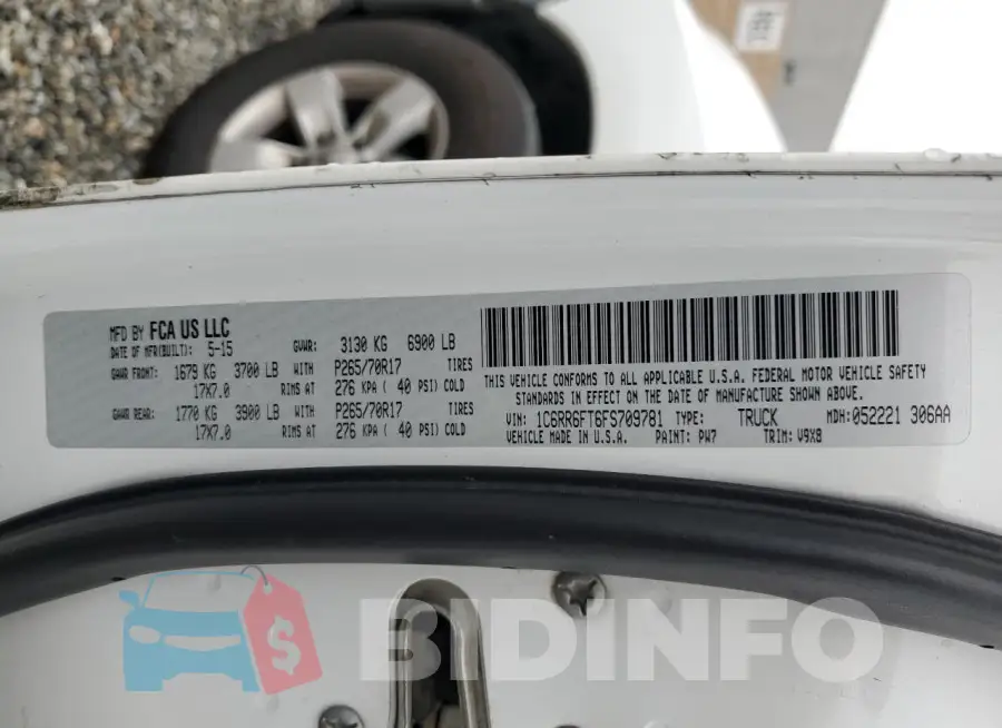 1C6RR6FT6FS709781 Photo# 12