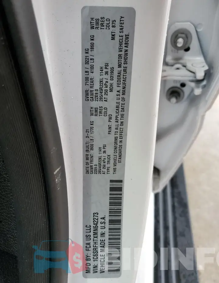 1C6SRFHTXMN642273 Photo# 13