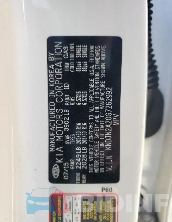 KNDJN2A20G7262992 Photo# 12