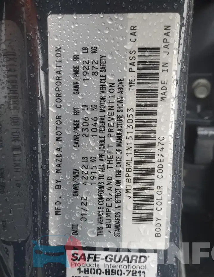 JM1BPBML1N1513053 Photo# 13