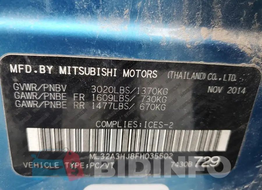 ML32A3HJ8FH035502 Photo# 13