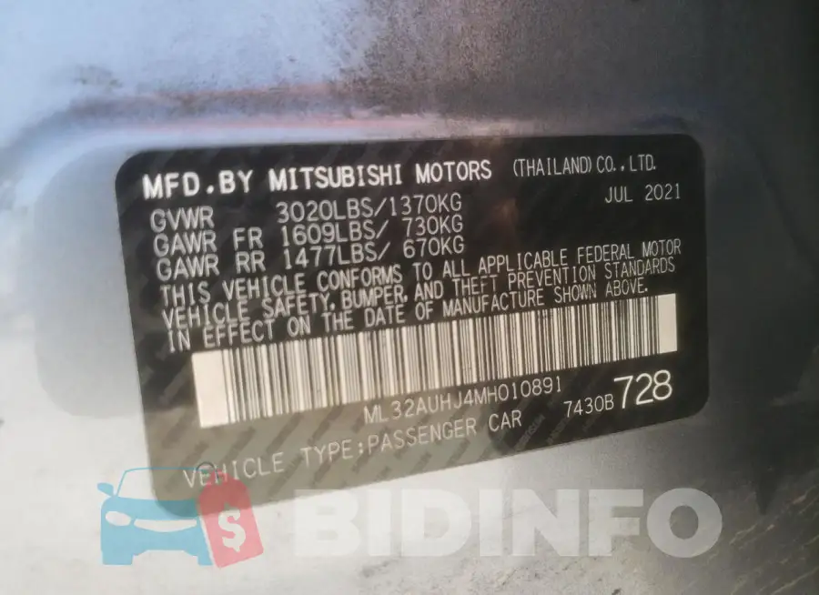 ML32AUHJ4MH010891 Photo# 13