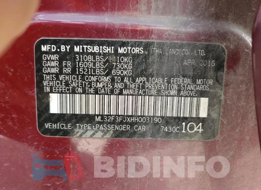 ML32F3FJXHH003190 Photo# 12