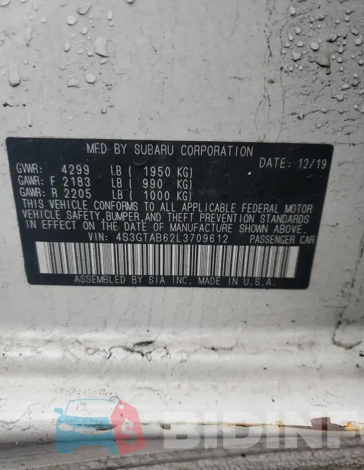 4S3GTAB62L3709612 Photo# 12