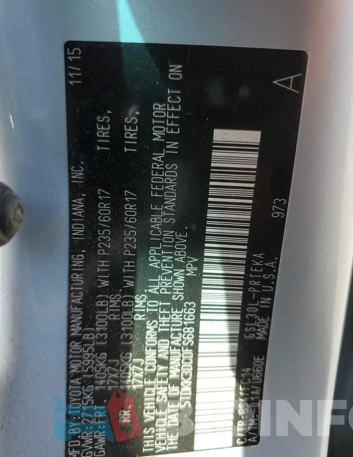 5TDKK3DC0FS681663 Photo# 13