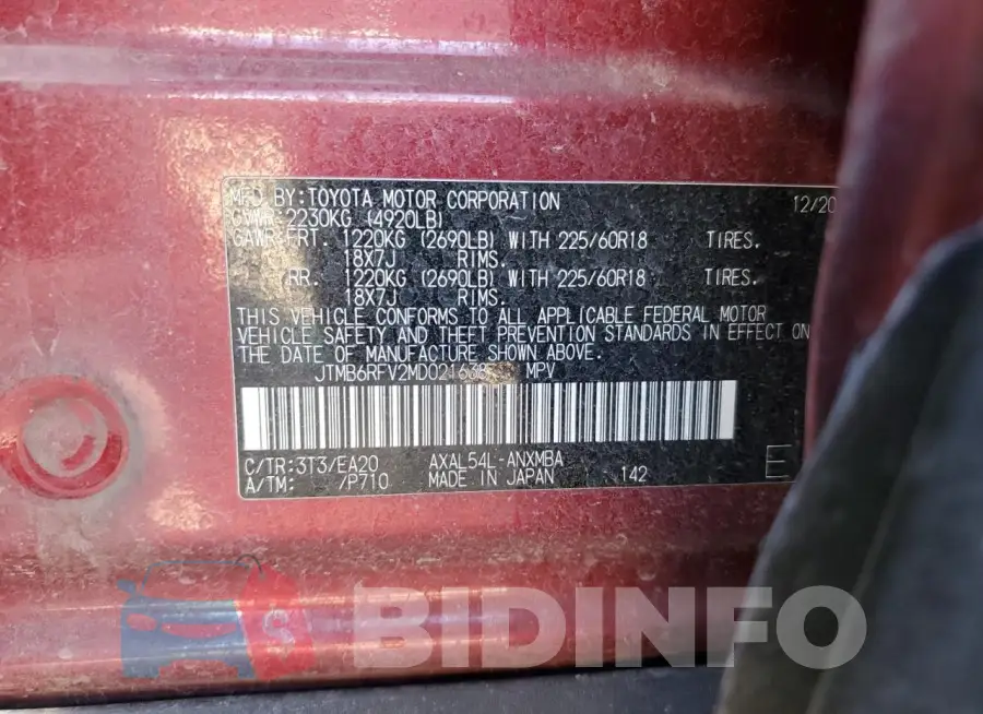 JTMB6RFV2MD021638 Photo# 13