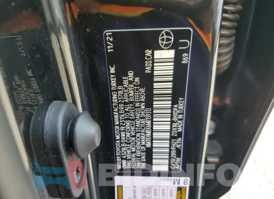 NMTKHMBX6MR139313 Photo# 12