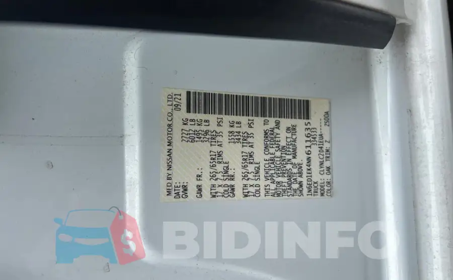1N6ED1EK4NN611635 Photo# 10