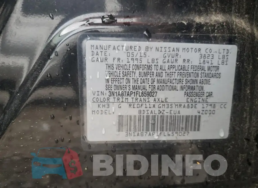 3N1AB7AP1FL659027 Photo# 12